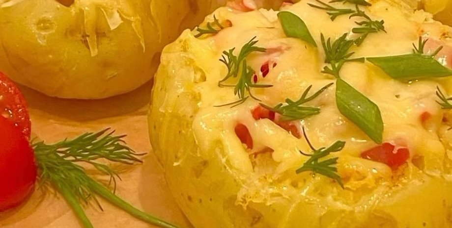 картошка с сыром и овощами, рецепт