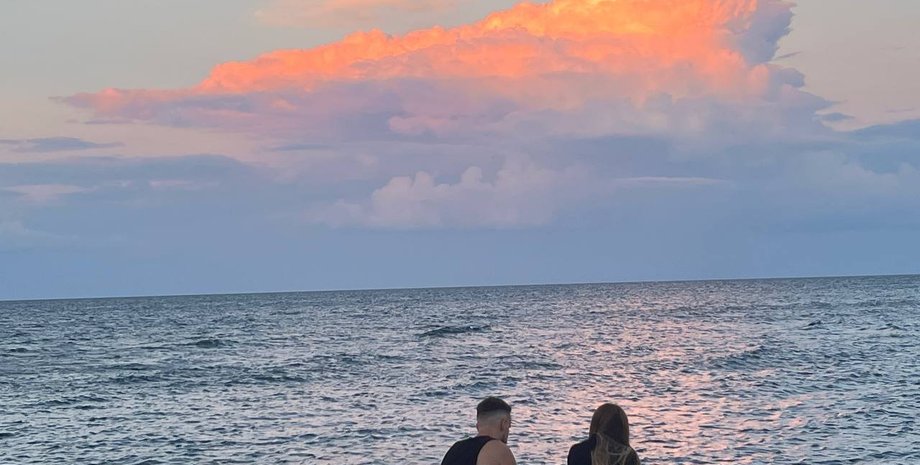 Одесса, пляж в Одессе, закат в Одессе, Ланжерон, Черное море, пляж, закат на пляже