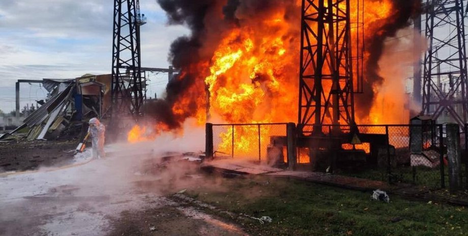 пожежа на підстанції