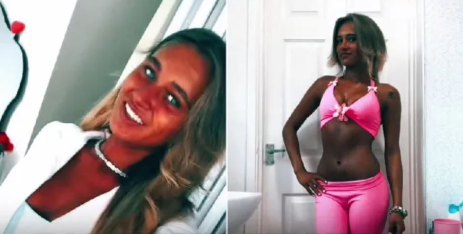 Меган Блейн из Великобритании, солярий, косметические процедуры, загар, курьезы, странные расстройства, аномалии