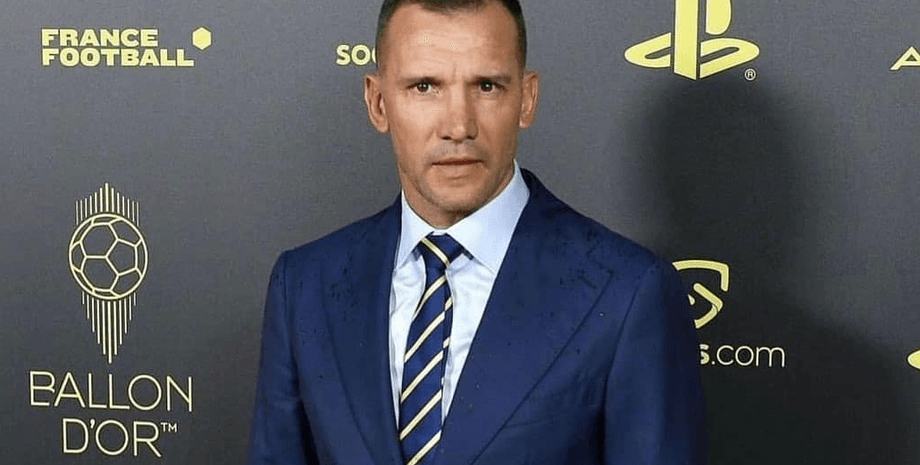 Андрей Шевченко на церемонии вручения "Золотого мяча"-2022