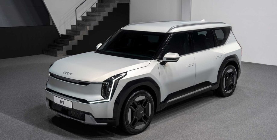 Новый Kia EV9, Kia EV9,Kia EV9 2024, электромобиль Kia, кроссовер Kia, электрокроссовер Kia