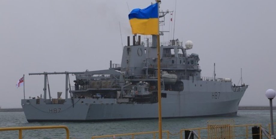 HMS Echo в порту Одессы/Фото: Думская