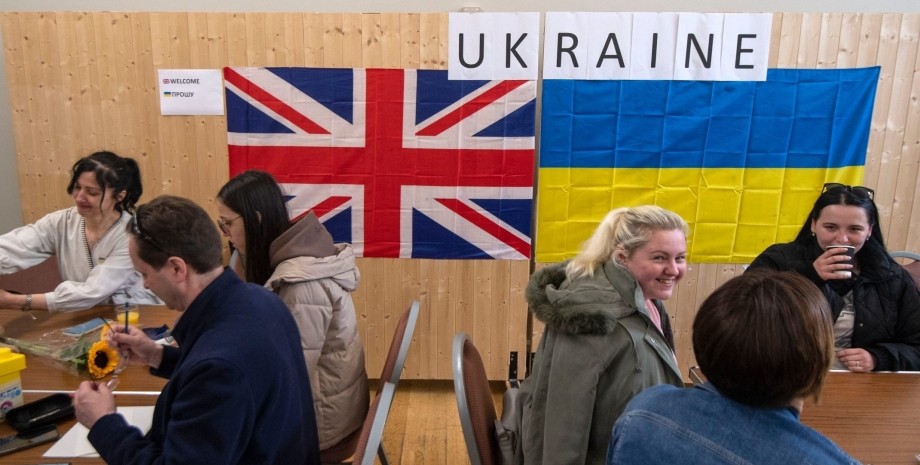 украинские беженцы в британии