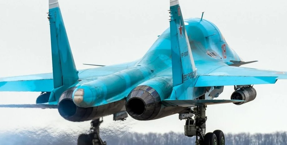Су-34, истребитель, самолет, авиация РФ