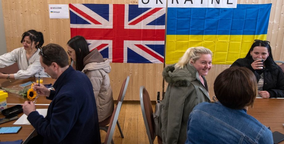 украинские беженцы в британии