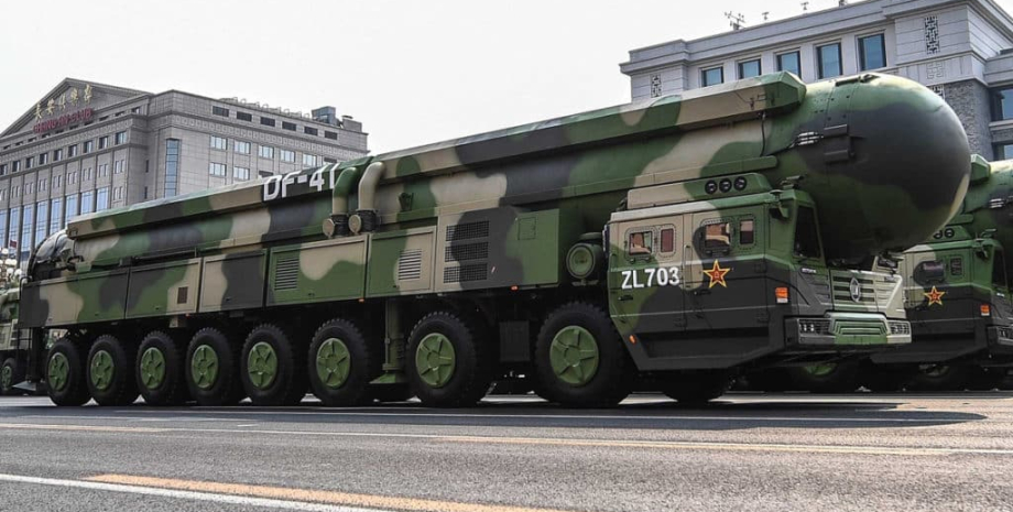 Ракета Dongfeng-41, ракета китай, міжконтинентальна балістична ракета, міжконтинентальна балістична ракета