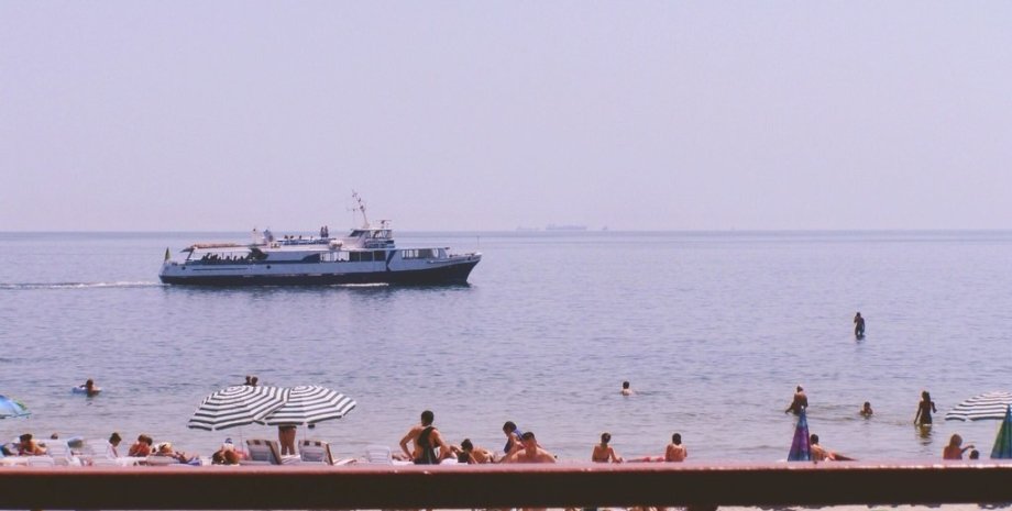 відпочинок, пляж, Одеса, катер, море