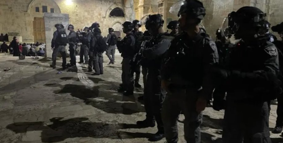 полиция, Храмовая гора, беспорядки