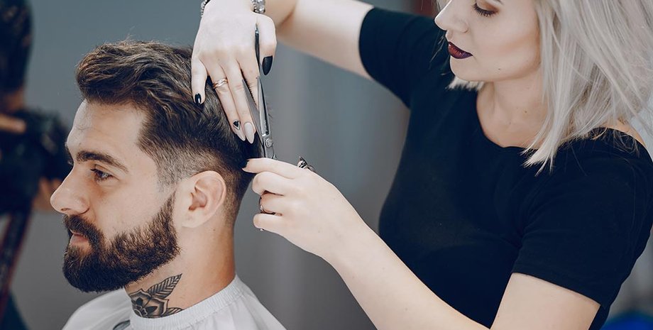 мужчина, девушка, стрижка, фото