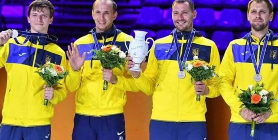 Фехтование, Сборная Украины, Шпаги, Россия, Казань, кубок мира, Серебро