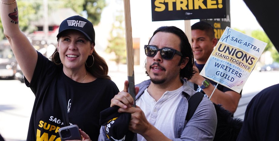 протесты, Голливуд, сценаристы, актеры