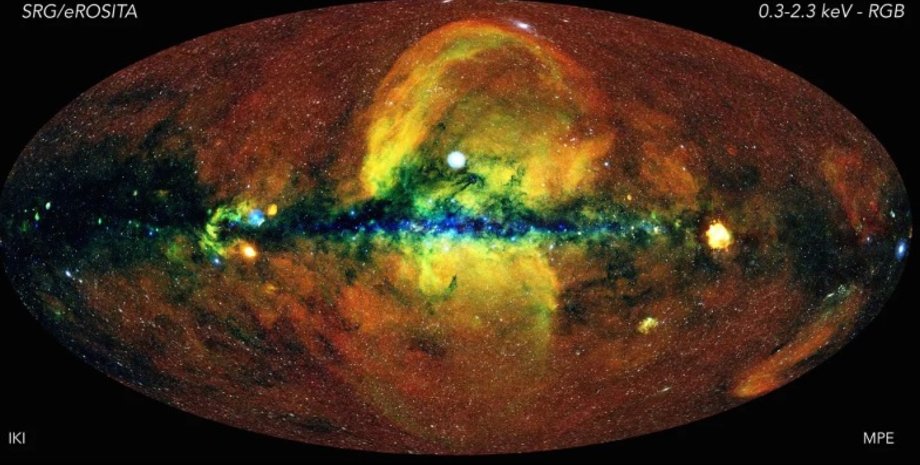 Изображение: Jeremy Sanders, Hermann Brunner and the eSASS team (MPE); Eugene Churazov, Marat Gilfanov