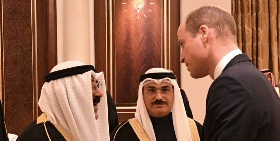 Принц Уильям в Кувейте, кувейт, смерть эмира