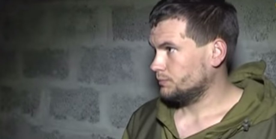 Задержанный боевик / Фото: кадр из видео Youtube