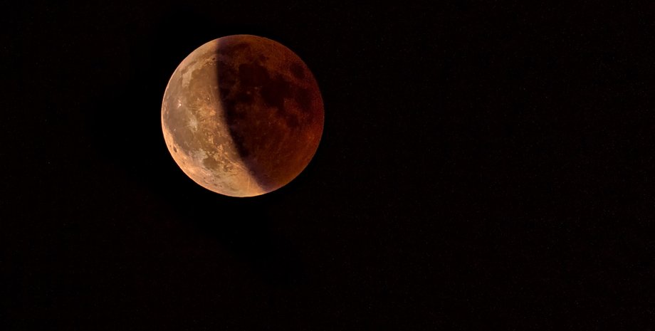 лунное затмение, точное время