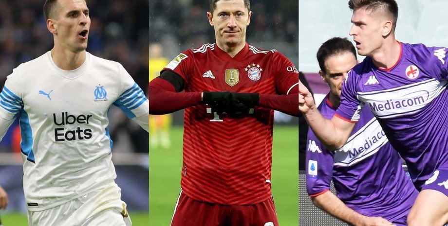 Аркадиуш Милек, Роберт Левандовски, Кшиштоф Пентек.