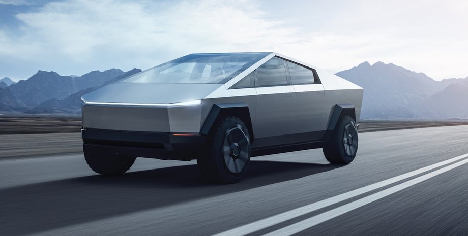 Пикап Tesla Cybertruck будет оснащен всеми поворотными колесами