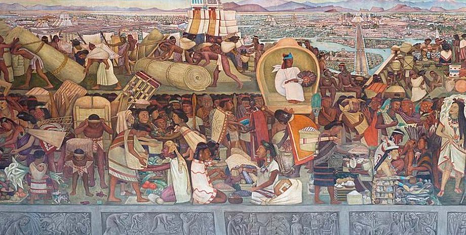 ацтеки, господарство, суспільство, імперія, ремесла, торгівля, культура, мистецтво, жерці, релігія, ритуал, жертвоприношення, продукти