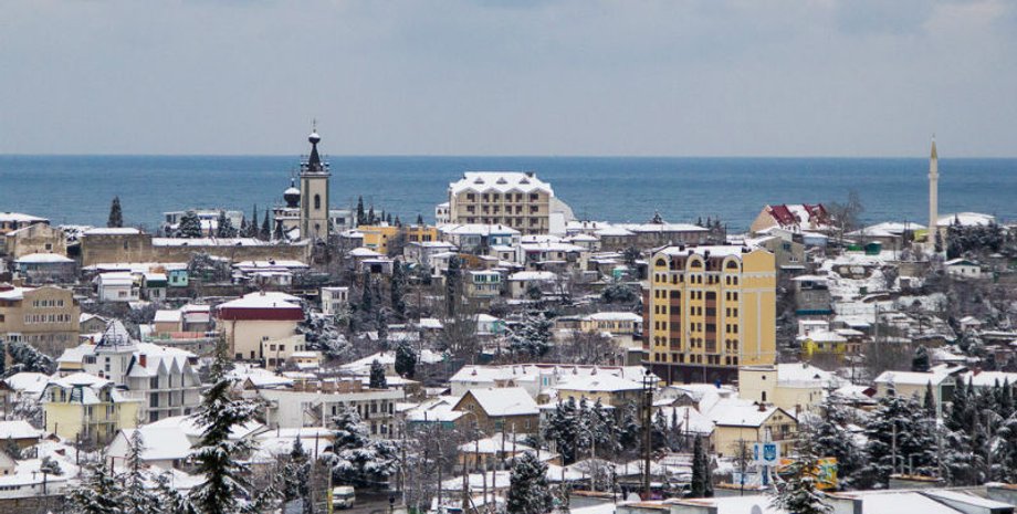 крым, алушта, вода, подача воды
