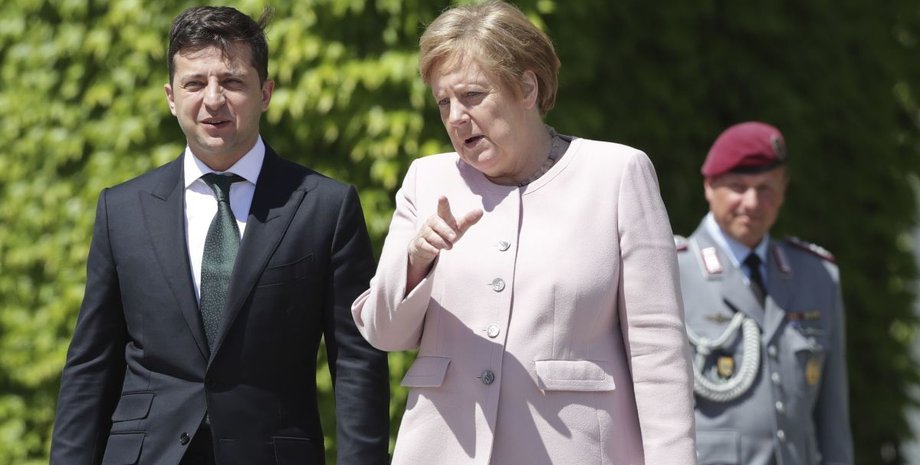 Владимир Зеленский и Ангела Меркель / Фото: president.gov.ua