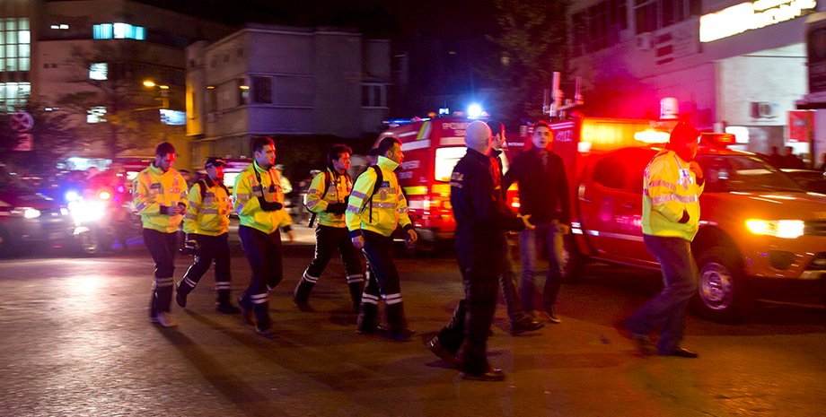 На месте взрыва в Бухаресте / Фото: whio.com