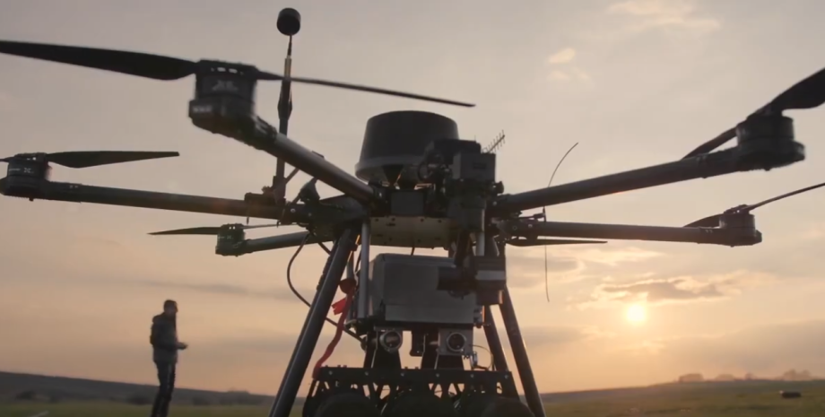 According to the manufacturer, a new drone can work at night and under the actio...