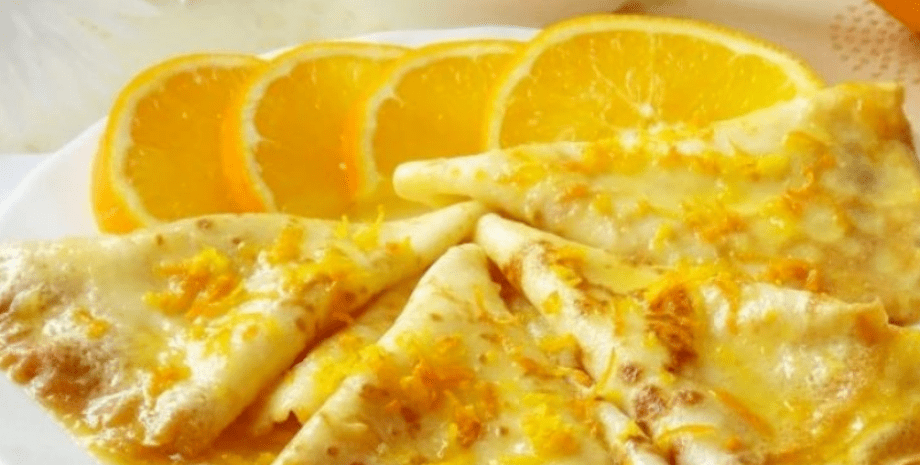Найсмачніші млинці з апельсиновим соусом
