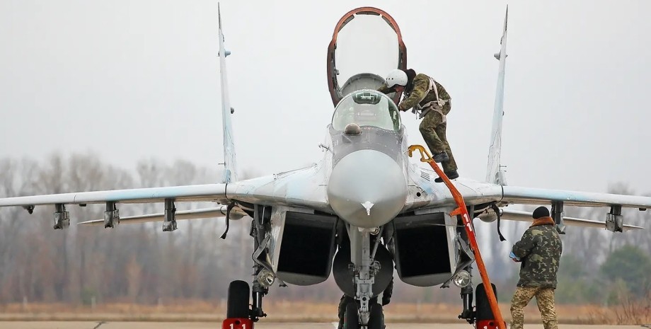 Самолет, МиГ-29, истребитель, Польша, Украина, ВСУ, война, авиация