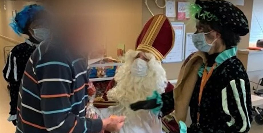 Санта Клаус, бельгия, заразил, коронавирус