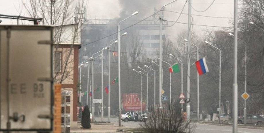 Бои в центре Грозного 4 декабря / Фото: РИА "Новости"