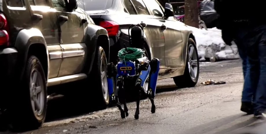робот-пес, Boston Dynamics, поліція