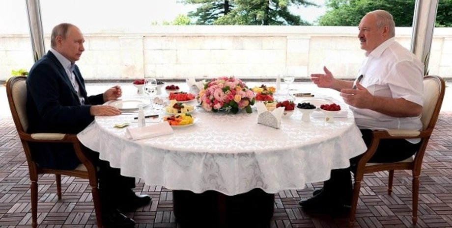 Владимир Путин и Александр Лукашенко