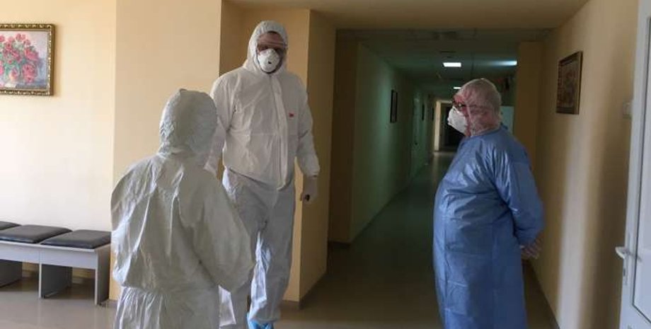 Кличко в Александровской больнице / Фото: Фото: пресс-служба мера Києва