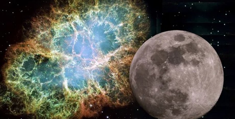 Луна, сверхновая