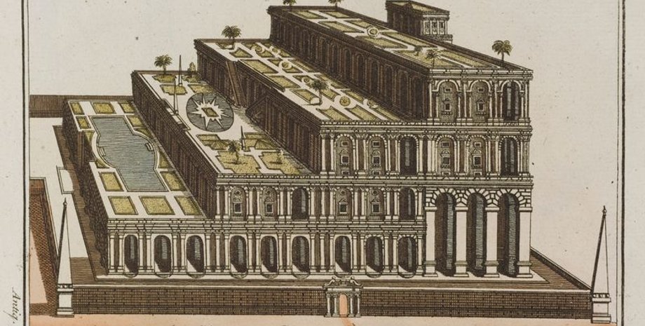 Вавилон, сім чудес, Велика піраміда, Висячі сади, розкопки, тераса, рослини, дерева, археологи, археологія, історія, Геродот, палац, цар, клинопис