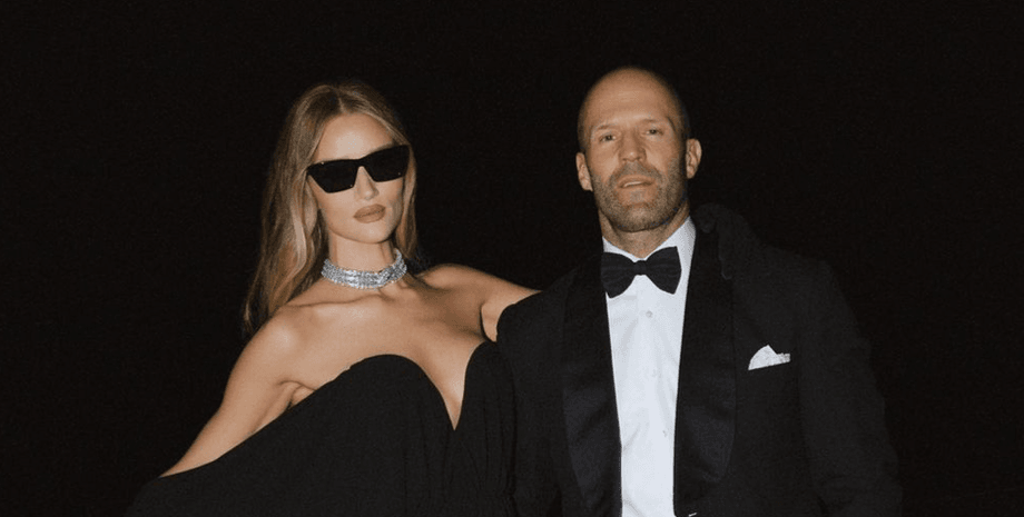 Джейсон Стейтем и Роузи Хантингтон-Уайтли, джейсон стейтем свадьба, джейсон стейтем дети, бракосочетание