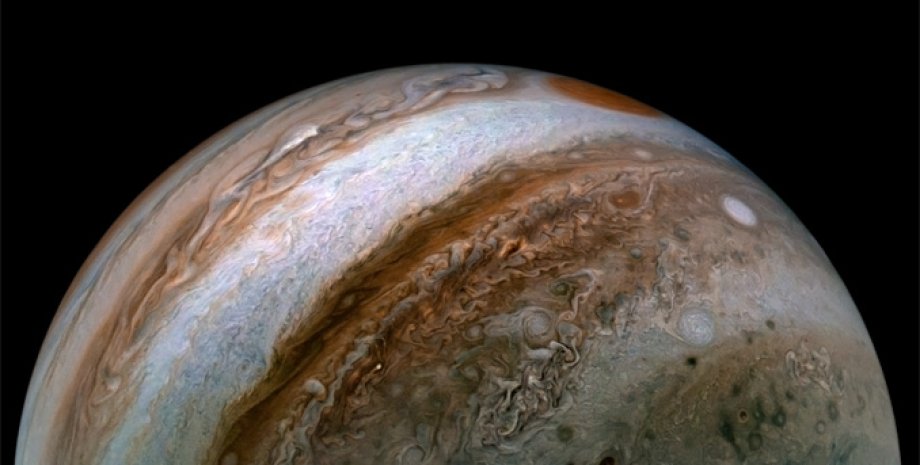 Юпитер, утренние бури, полярные сияния