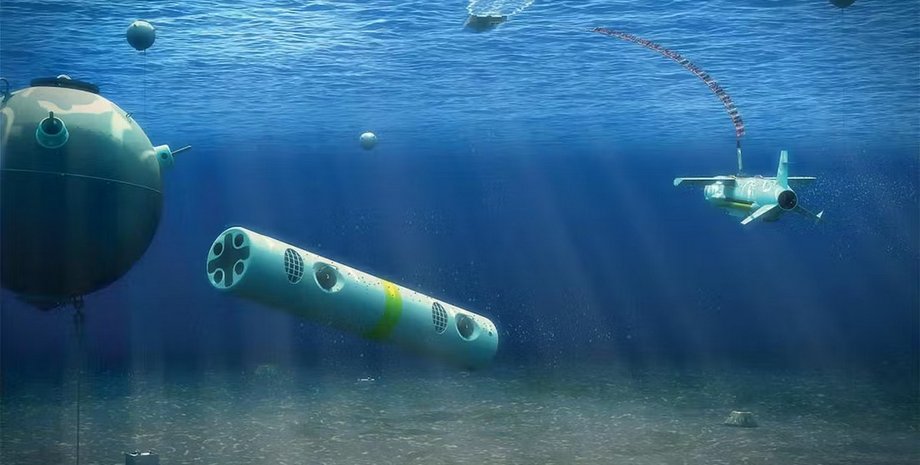 Barracuda UUV, торпеда, міни