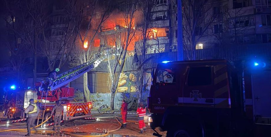 Обстріл Одеси у ніч на 27 січня