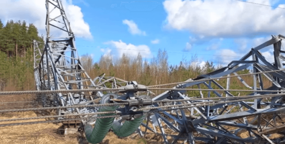 Висаджена опора ЛЕП