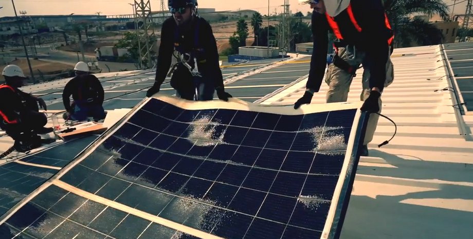 гнучка сонячна панель, тонкоплівкова сонячна панель, сонячна панель, гнучкі сонячні панелі