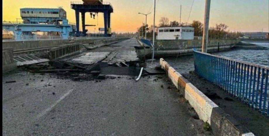 Кременчуцька ГЕС, удар по ГЕС