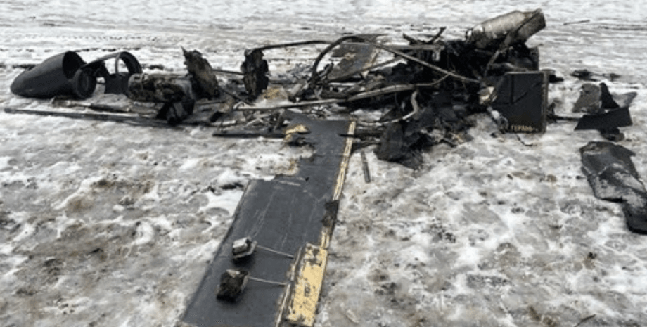 В ГУР показали обломки нового российского БПЛА Герань-5