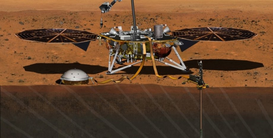 Аппарат Mars InSight / Фото: tomshw.it