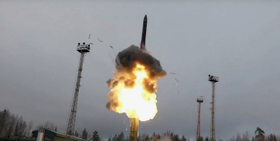 запуск російської ракети