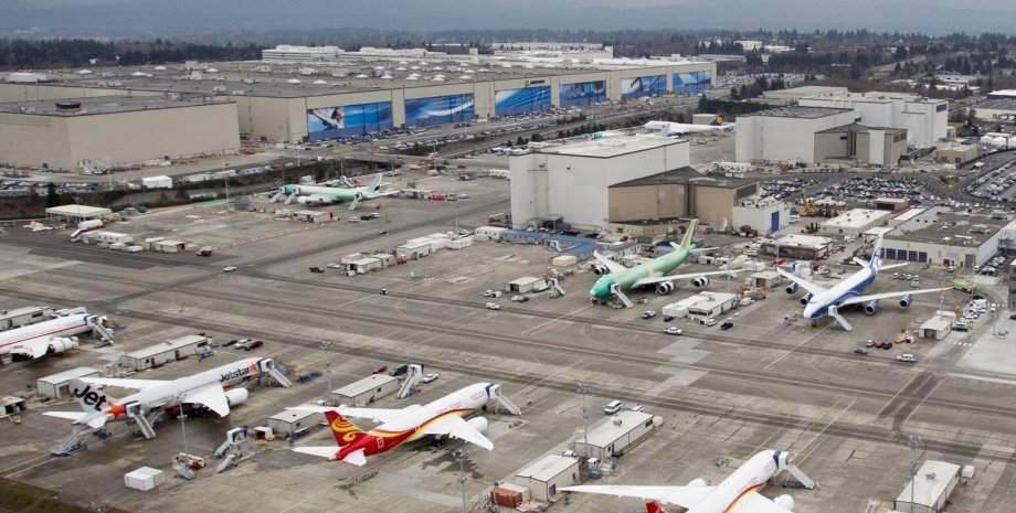 Главный завод Boeing в Сиэтле. Фото: The Seattle Times