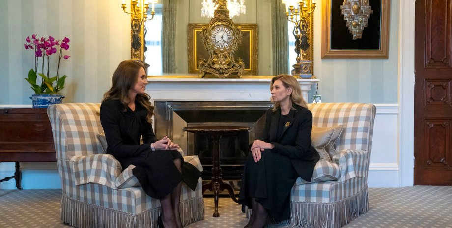 Принцесса Уэльская и Елена Зеленская, похороны королевы елизветы 2