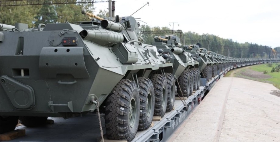 Эшелон российских БТР-82А, российские солдаты выводят из строя технику, саботаж в армии РФ