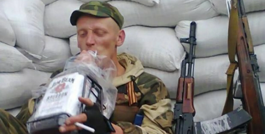 российский солдат, алкоголь, армия РФ
